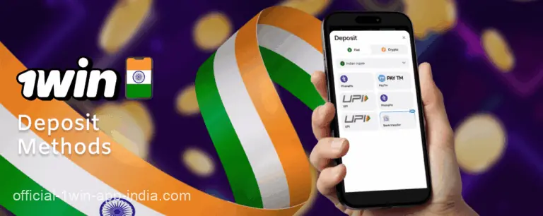 Account Deposit Methods in the 1Win India App